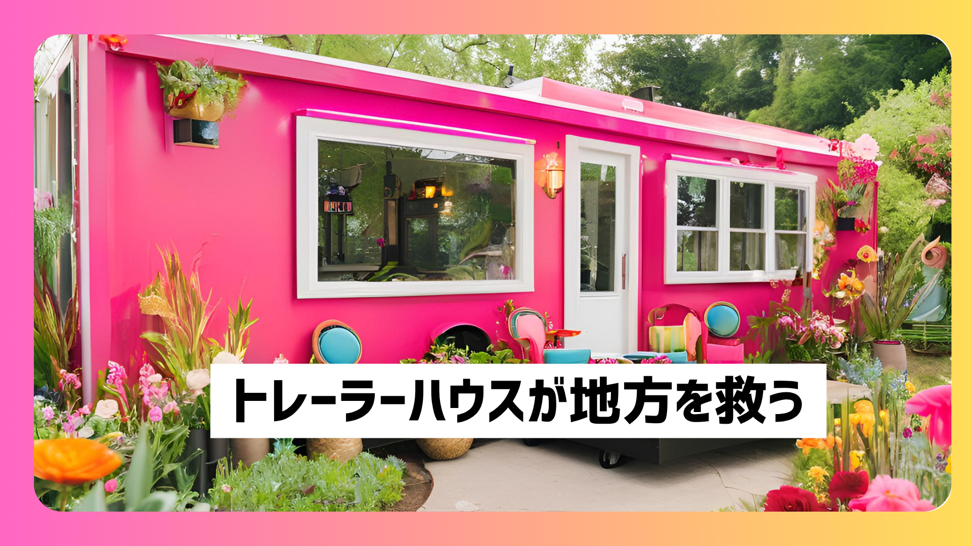 動く店が地域を変えるトレーラーハウスの力